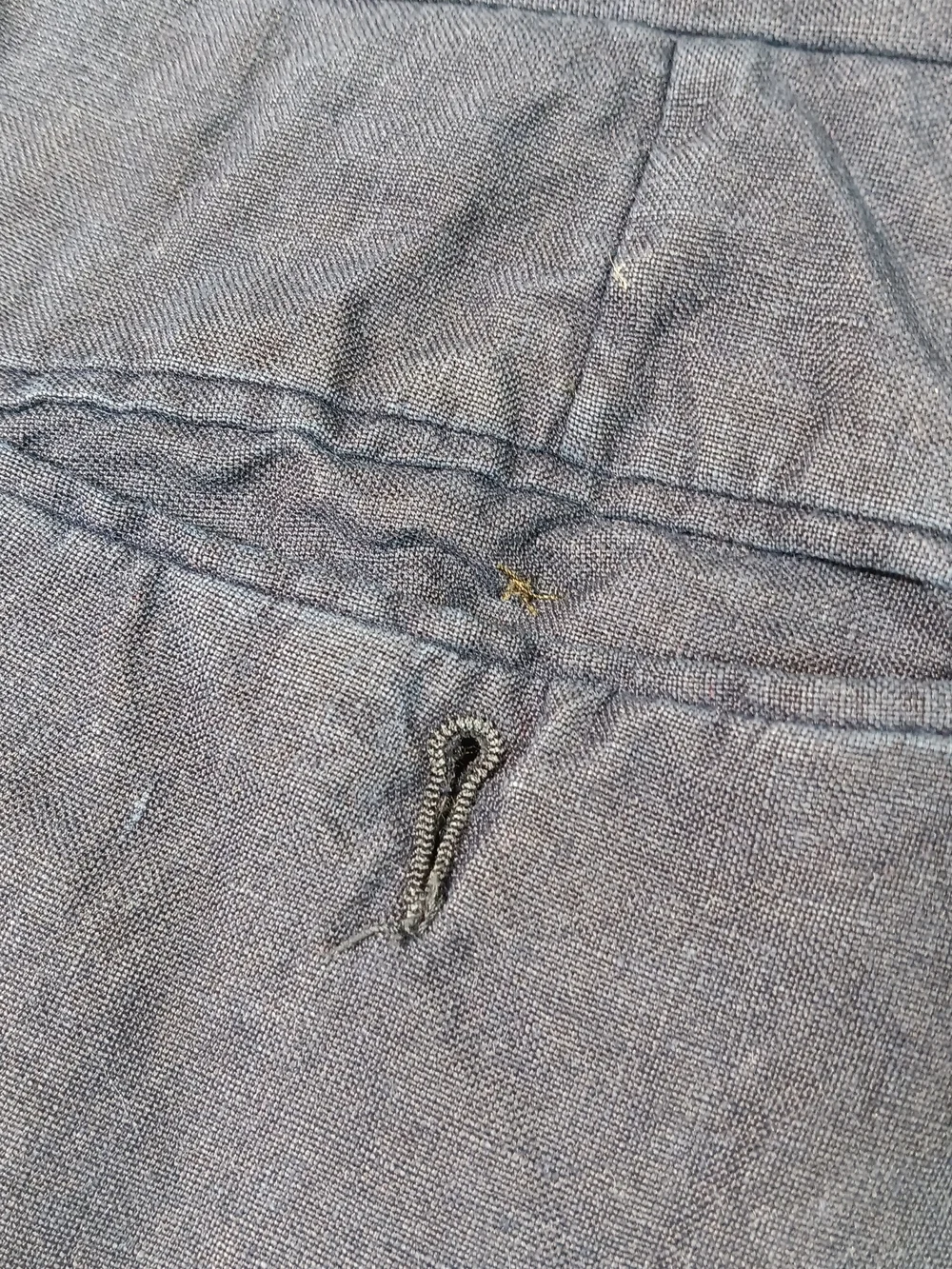 Vintage 80s Polo Ralph Lauren Pants Mens 36x30 Navy 100% Linen Trousers Italy